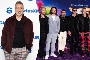 Joey Fatone and *NSYNC.