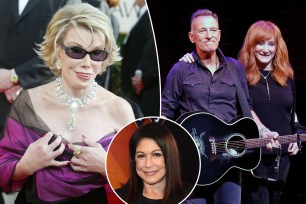 Photos of Joan Rivers, Bruce Springsteen, Patti Scialfa and Caroline Hirsch