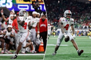 jeremiah smith ohio state cfp championship catch