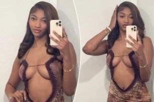  Angel Reese appeared to have deleted her Instagram after posting a stunning video of her modeling a cut-out dress on New Year's Eve.