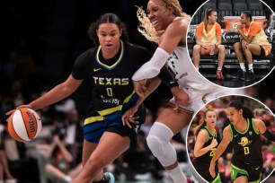 sabrina ionescu satou sabally liberty reunion unrivaled