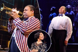 Photos of James Monroe Iglehart as Louis Armstrong