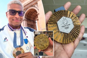 French Olympians go viral after sharing pics of sad state of medals from 2024 Paris Games