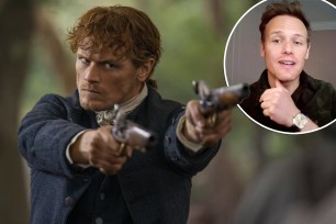 Sam Heughan reveals what he "stole" from the "Outlander" set.