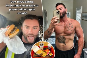 Competitive eater Zach Zona is undertaking an extreme McDonald's eating binge to prove he doesn't gain weight.